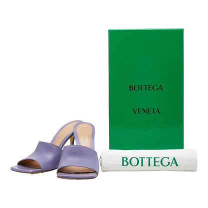 Bottega Veneta Stretch Sandals Mules High 37 Purple Leather — view 9