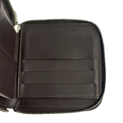 Louis Vuitton Monogram Porte Biet Monet Zip Bifold Wallet Round Zip Brown — view 5