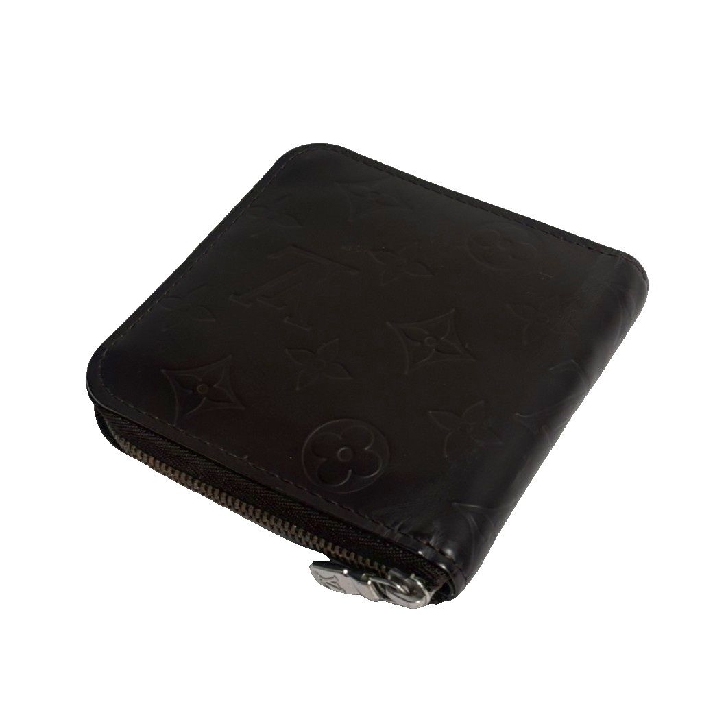 Louis Vuitton Monogram Porte Biet Monet Zip Bifold Wallet Round Zip Brown — view 3