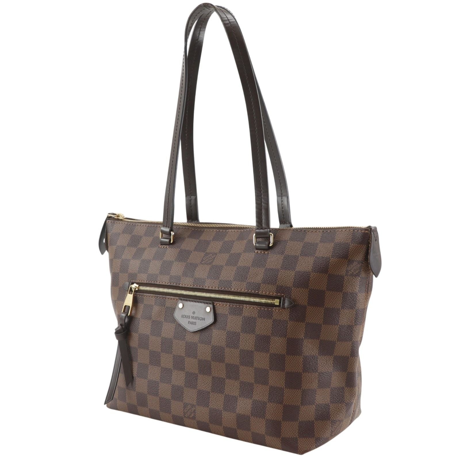Louis Vuitton Jena PM Damier Canvas Brown Tote — view 2
