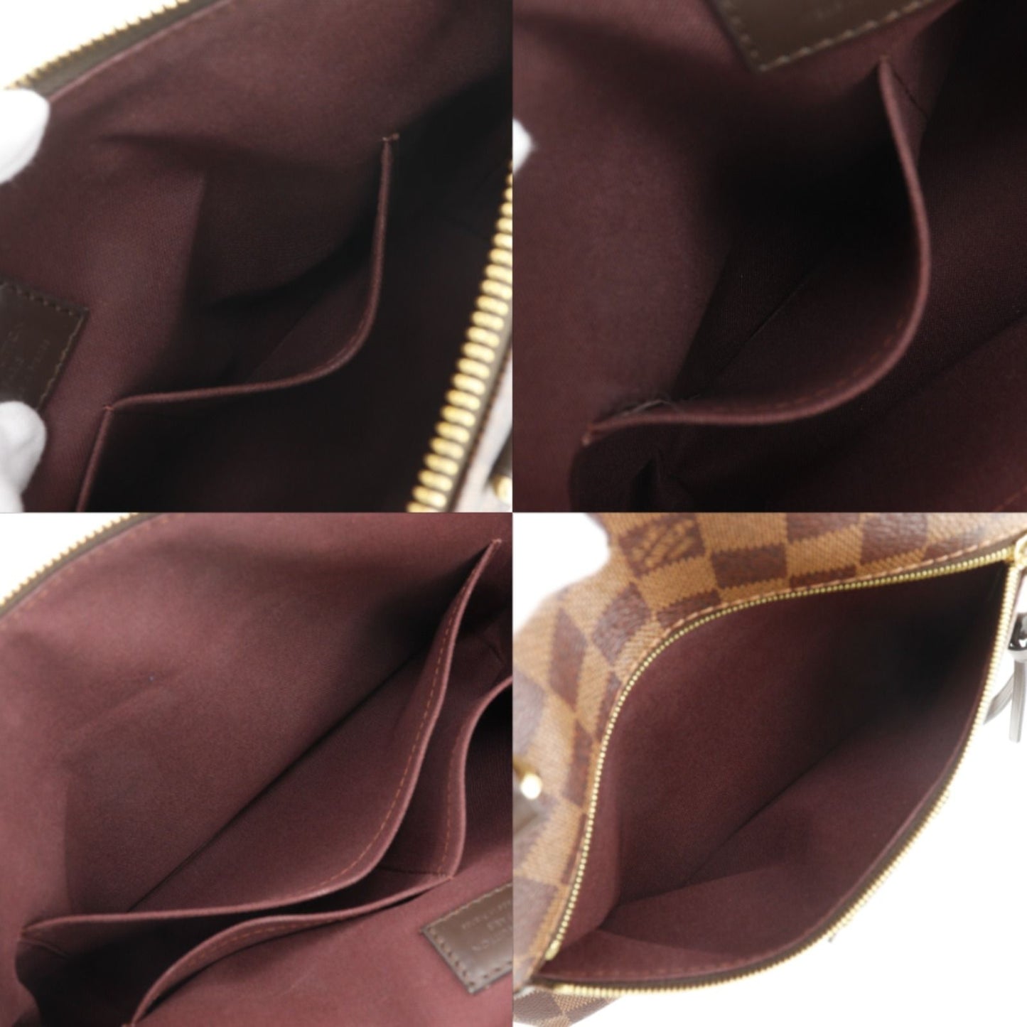 Louis Vuitton Jena PM Damier Canvas Brown Tote — view 7