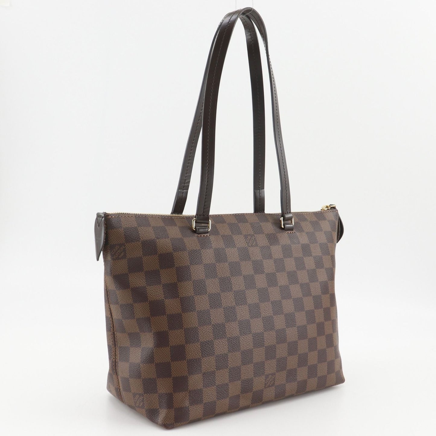 Louis Vuitton Jena PM Damier Canvas Brown Tote — view 3