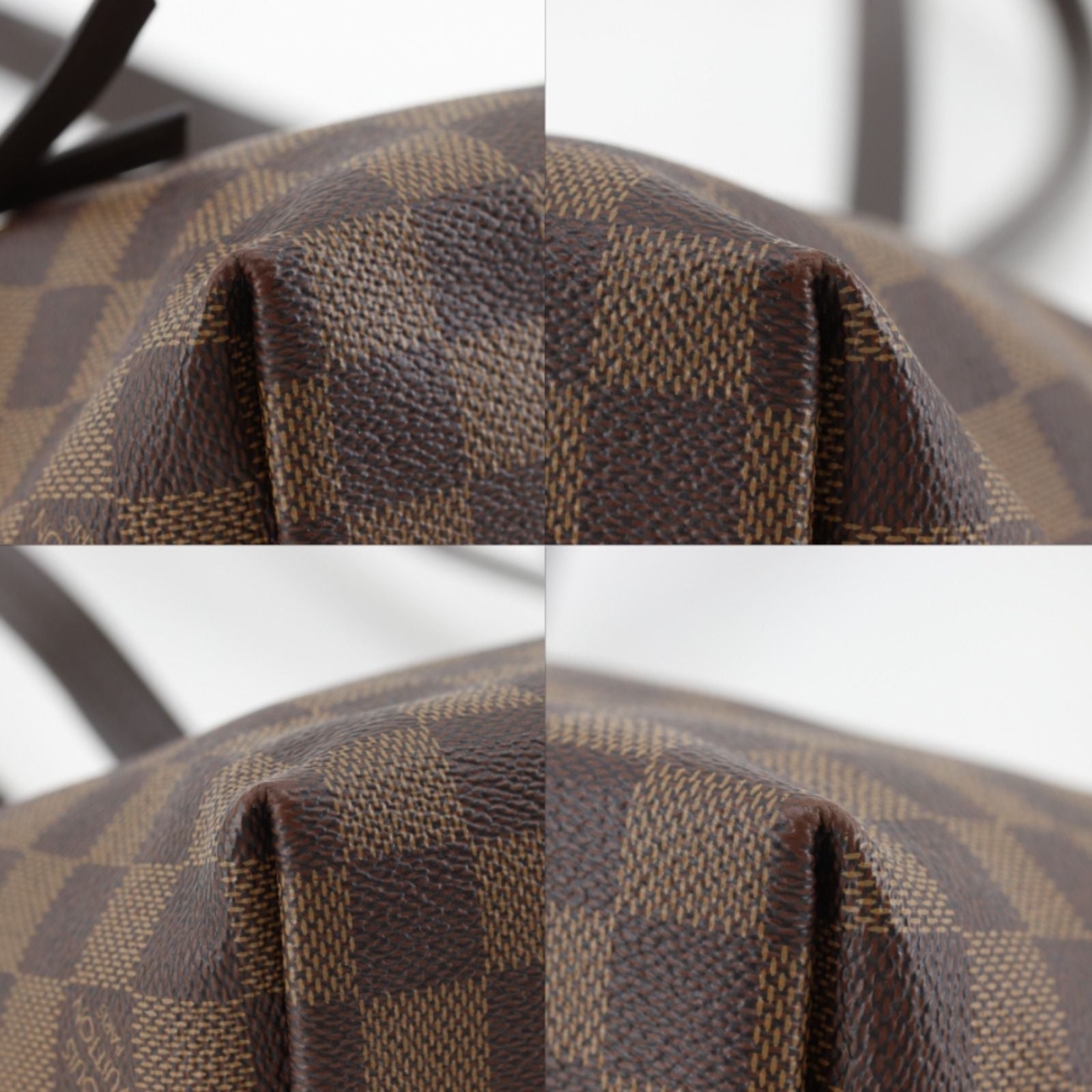 Louis Vuitton Jena PM Damier Canvas Brown Tote — view 4