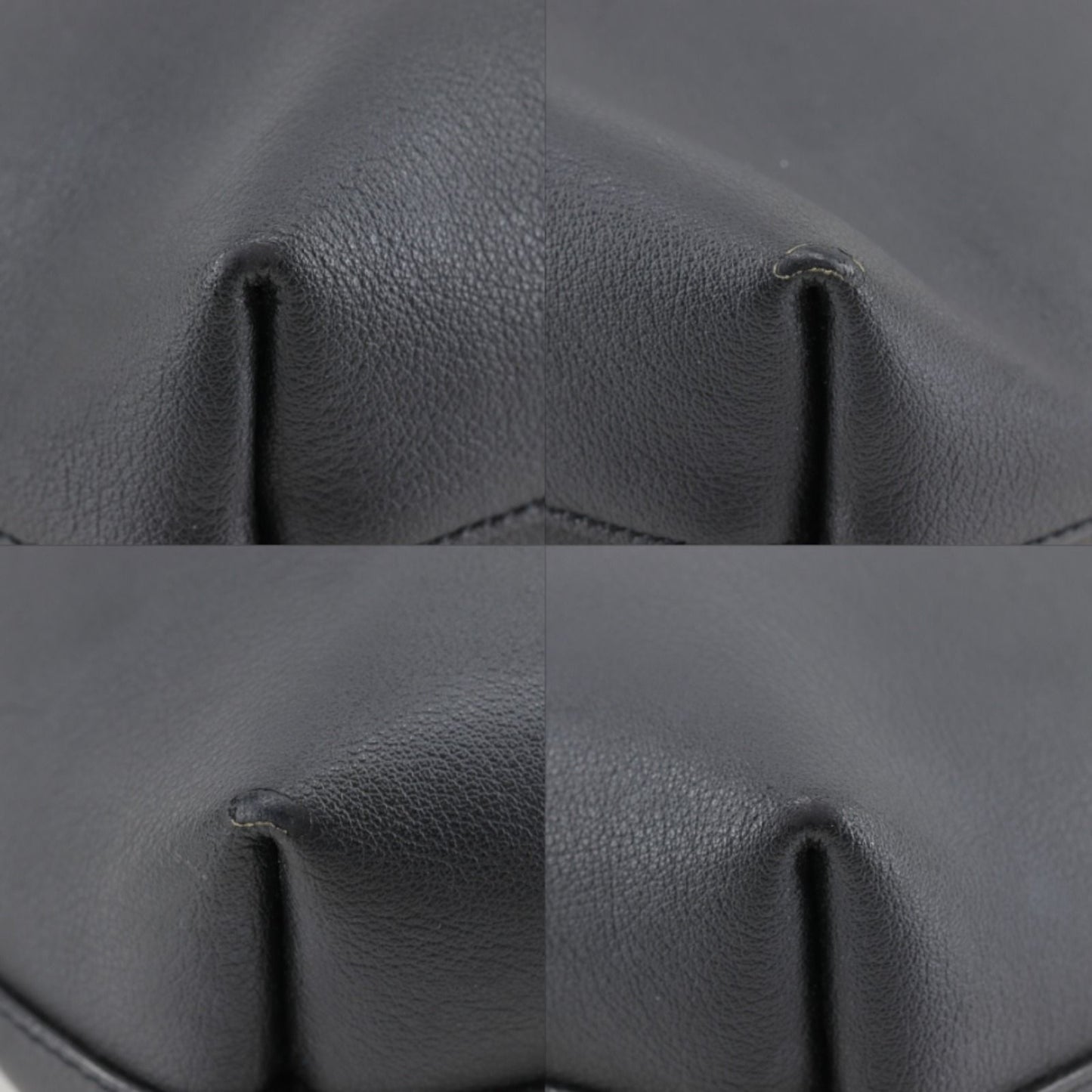 Saint Laurent Toy Shopping Tote 2-Way Shoulder Calf Black Handbag — view 4