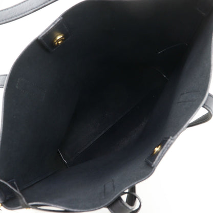 Saint Laurent Toy Shopping Tote 2-Way Shoulder Calf Black Handbag — view 5