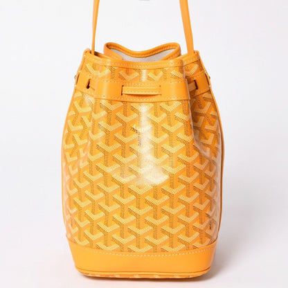 Goyard Petit Flo Bucket Bag Yellow — view 3