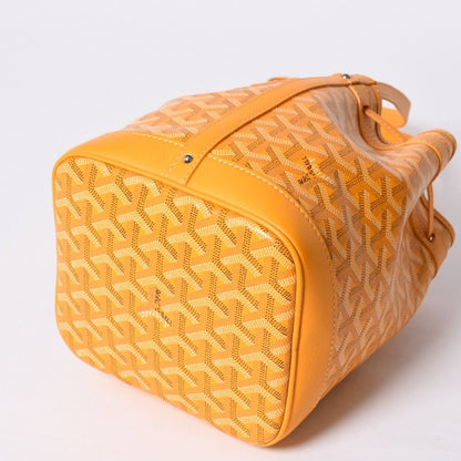 Goyard Petit Flo Bucket Bag Yellow — view 8