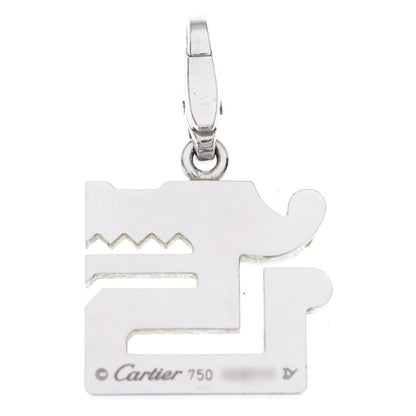 Cartier le Bezet du Dragon Ruby Diamond Necklace Charm Pendant — view 2