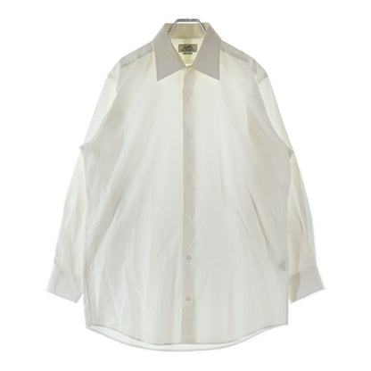 Hermes Dress Shirt White Cotton