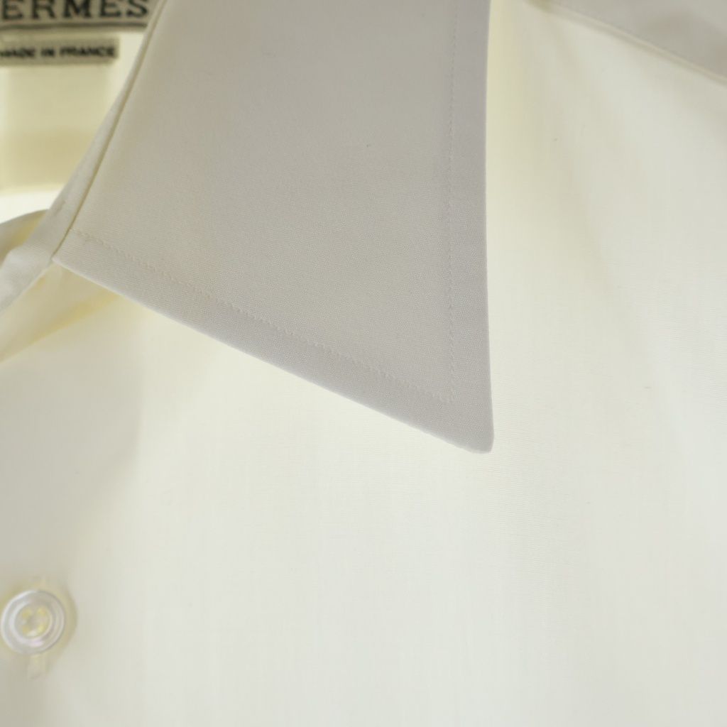 Hermes Dress Shirt White Cotton — view 4