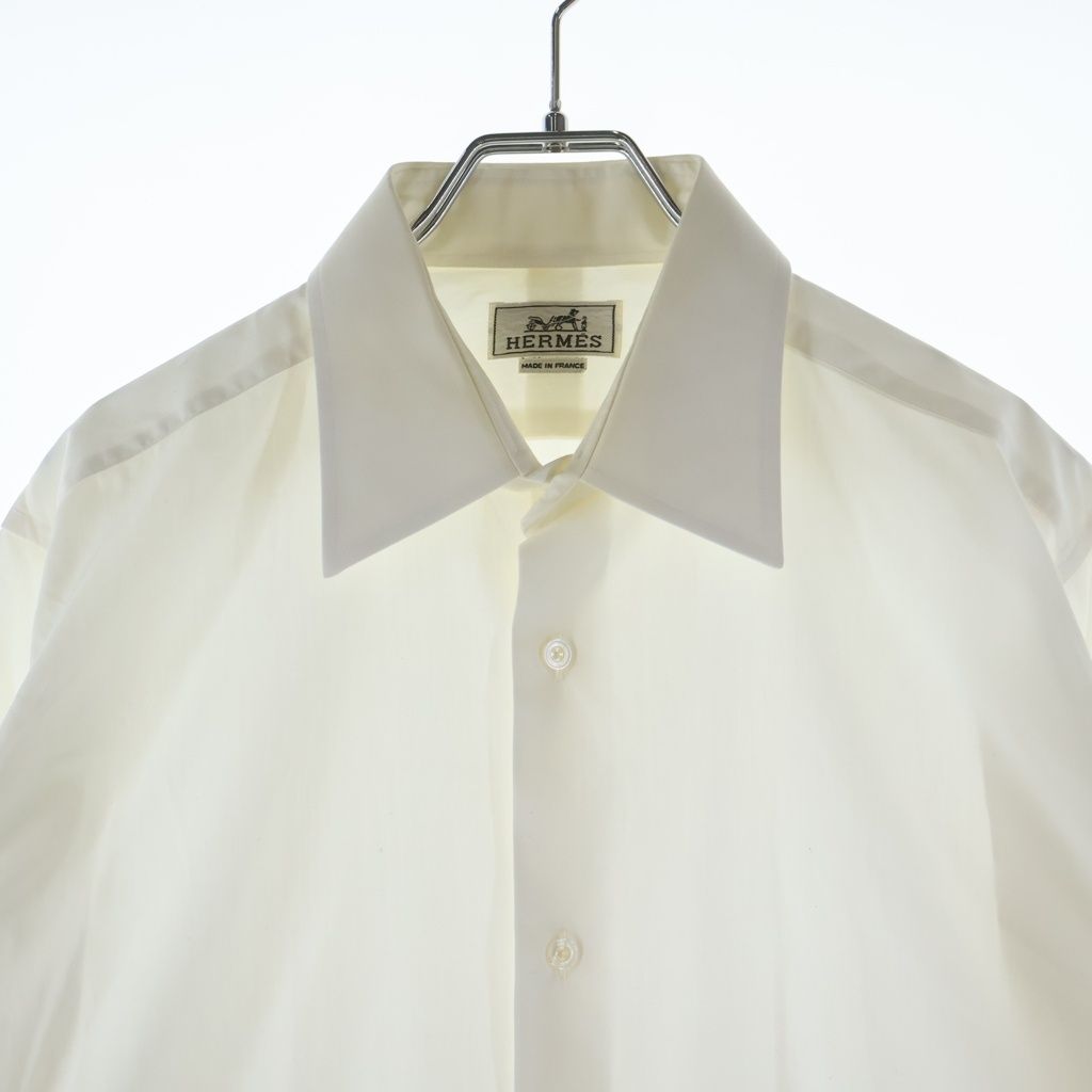 Hermes Dress Shirt White Cotton — view 3