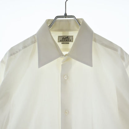 Hermes Dress Shirt White Cotton — view 3