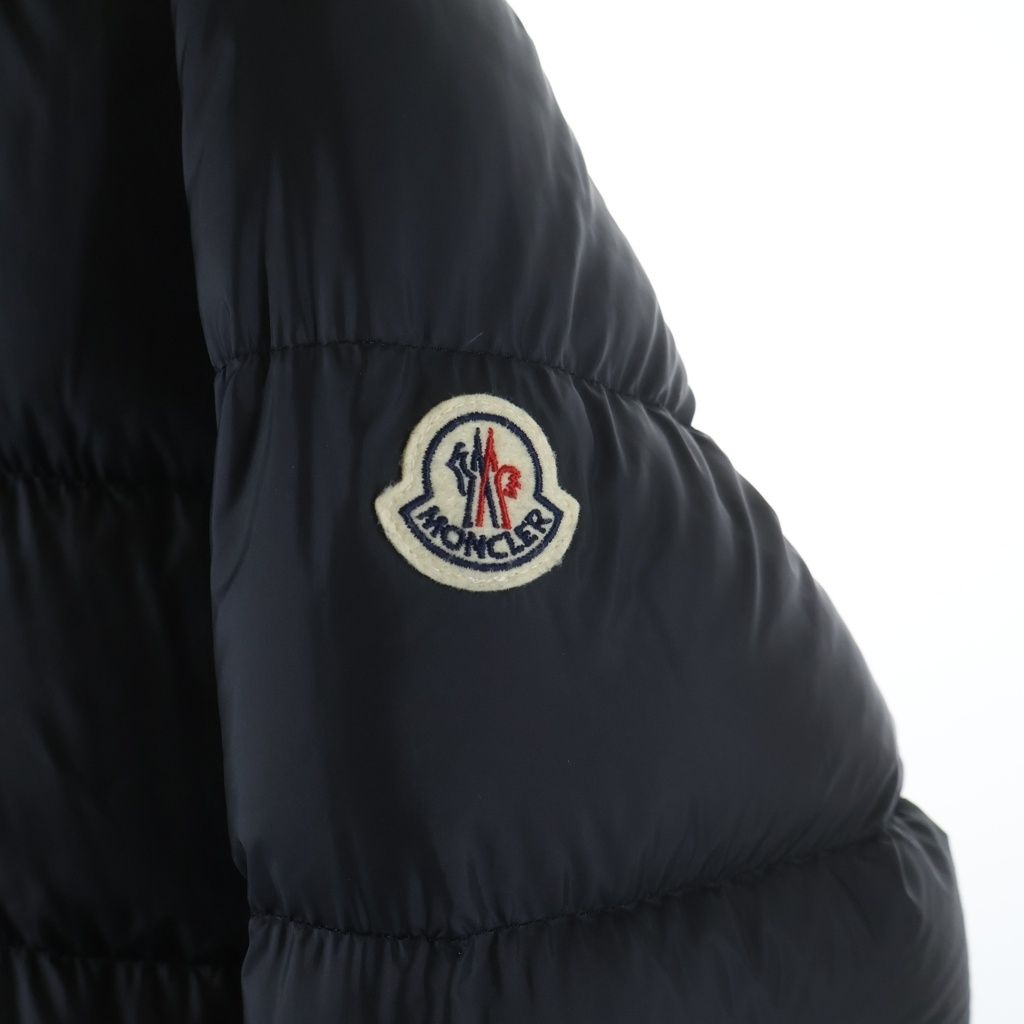Moncler Goustan Jacket Reversible Boa Down Navy — view 5
