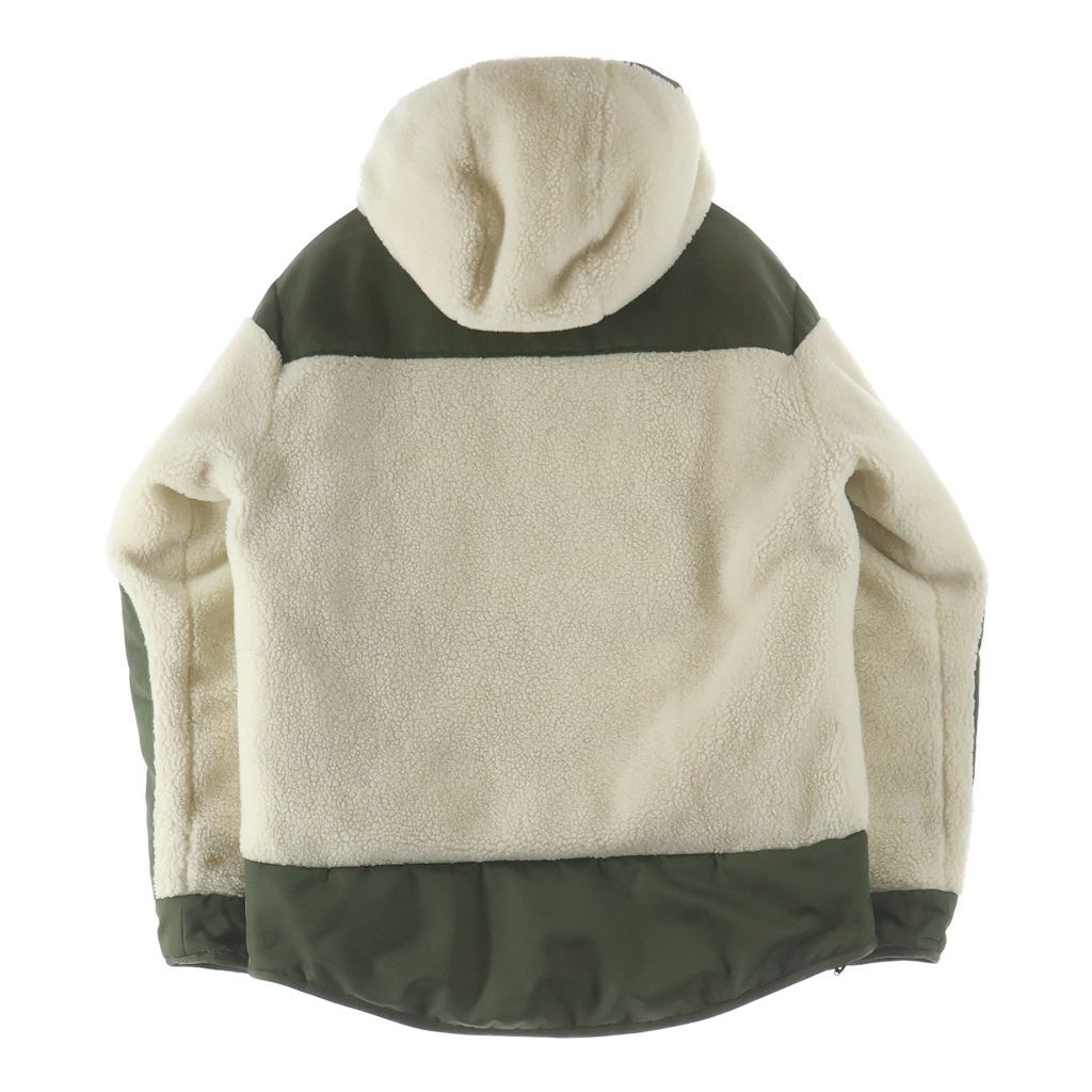 Moncler Goustan Jacket Reversible Boa Down Navy — view 4