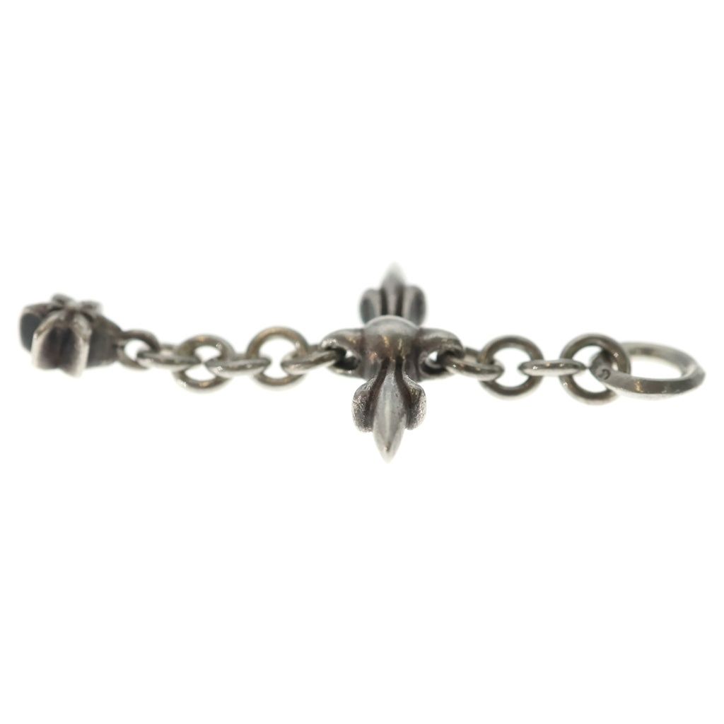 Chrome Hearts Roly Cross Charm Pendant Top Silver — view 3