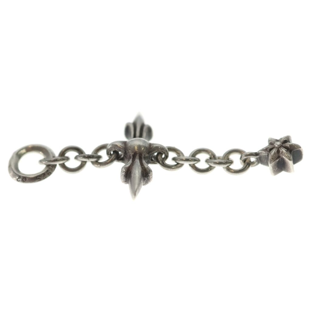 Chrome Hearts Roly Cross Charm Pendant Top Silver — view 4