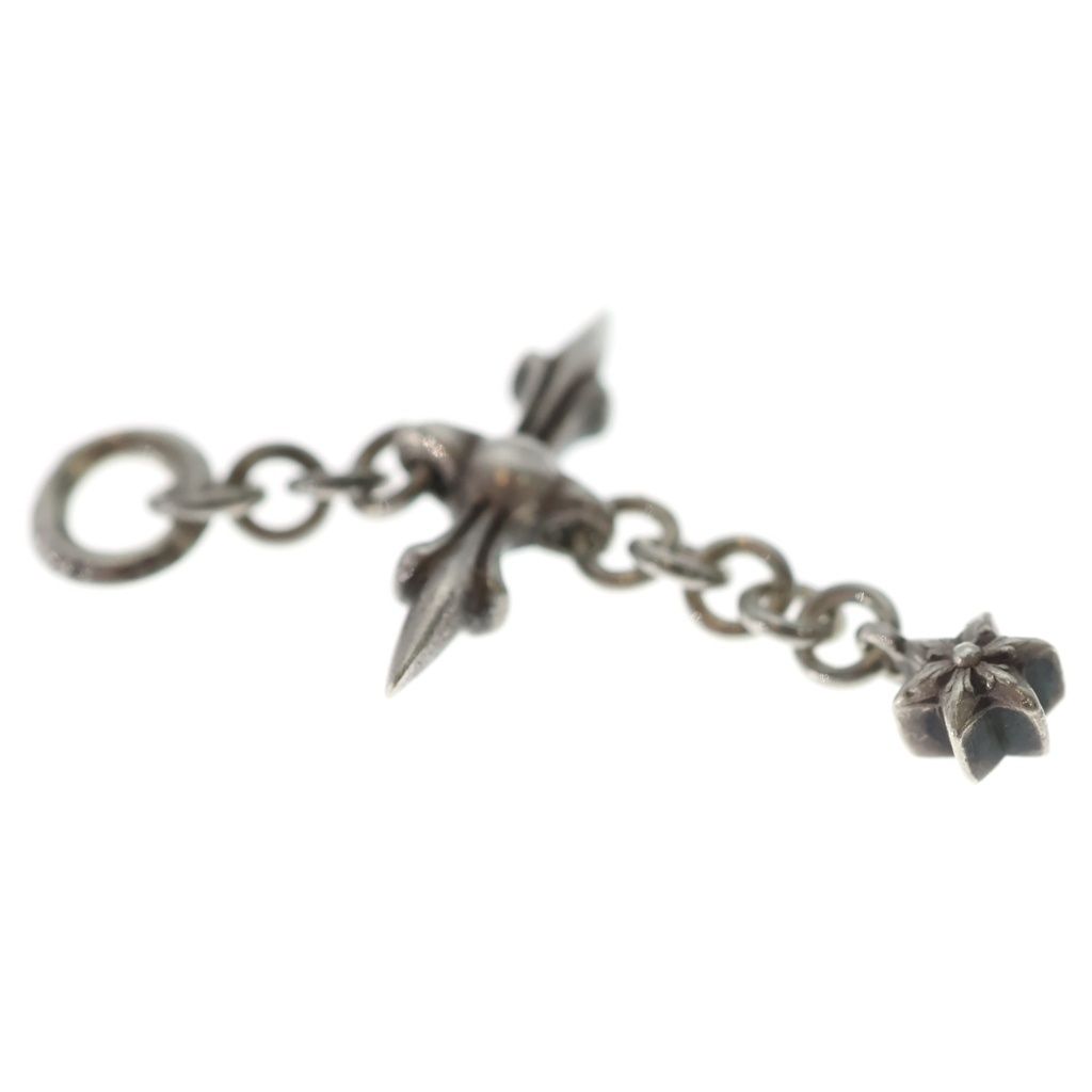 Chrome Hearts Roly Cross Charm Pendant Top Silver — view 5