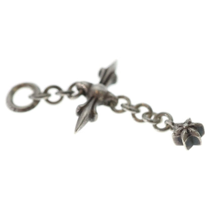 Chrome Hearts Roly Cross Charm Pendant Top Silver — view 5
