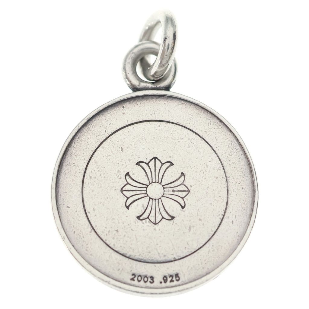 Chrome Hearts Chrm Angl Mdl V2 Angel Medal Charm Pendant Top Silver — view 2