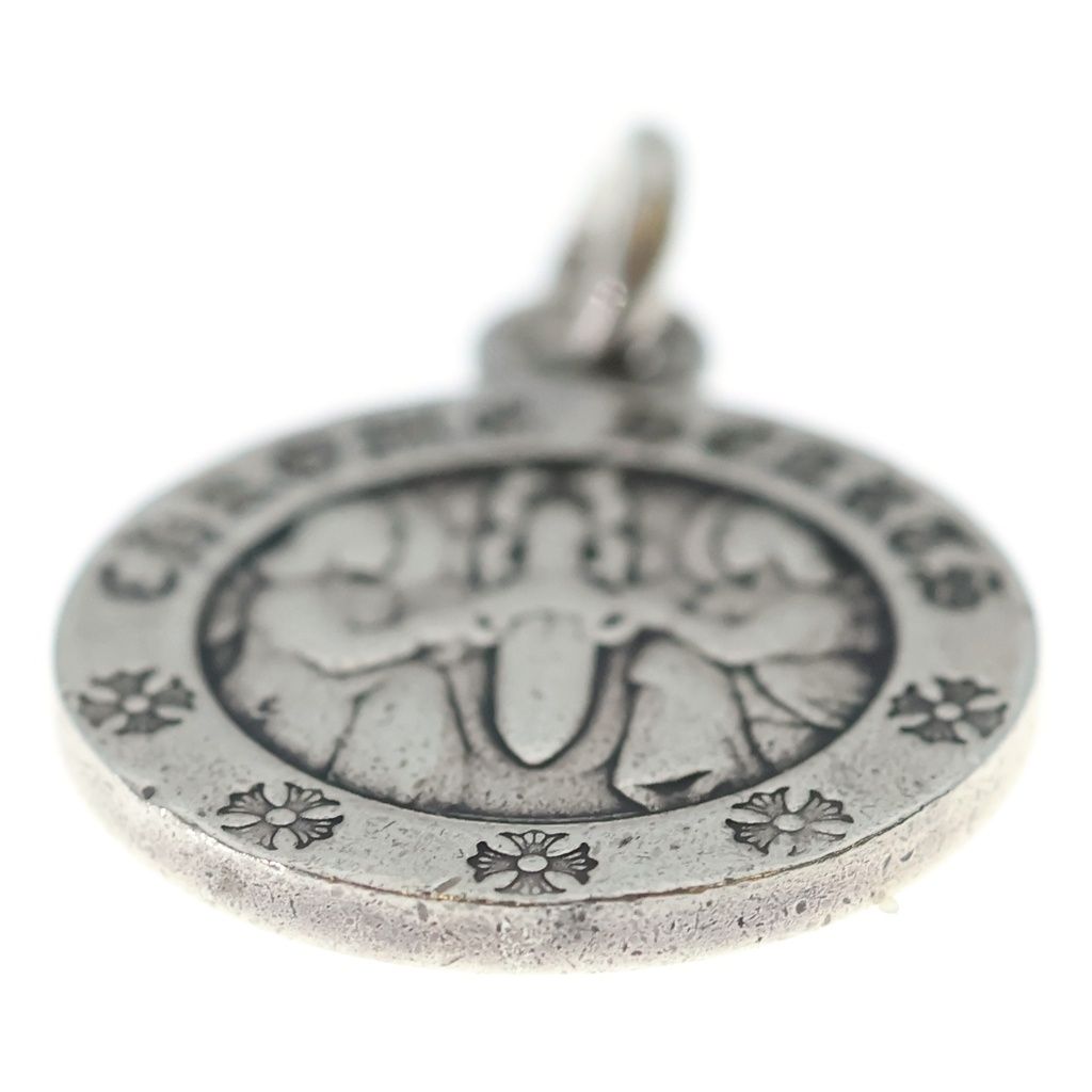 Chrome Hearts Chrm Angl Mdl V2 Angel Medal Charm Pendant Top Silver — view 5