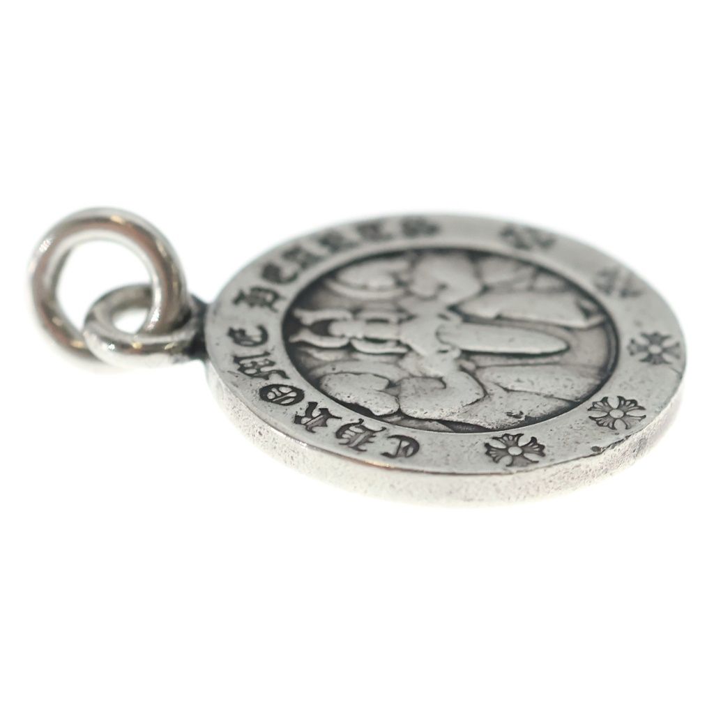 Chrome Hearts Chrm Angl Mdl V2 Angel Medal Charm Pendant Top Silver — view 4