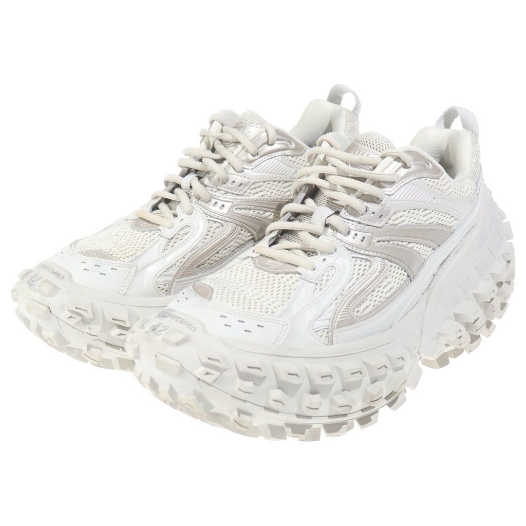 Balenciaga Bouncer Defender Sneakers Low Cut White — view 2