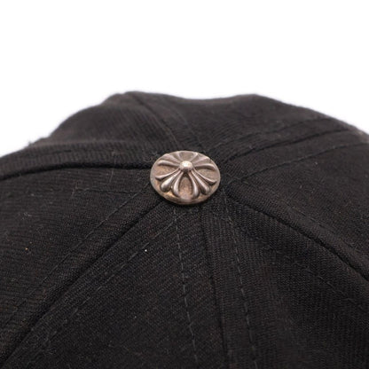 Chrome Hearts CH Hat Horse Shoe Embroidery Cross Ball Base Cap Black — view 6