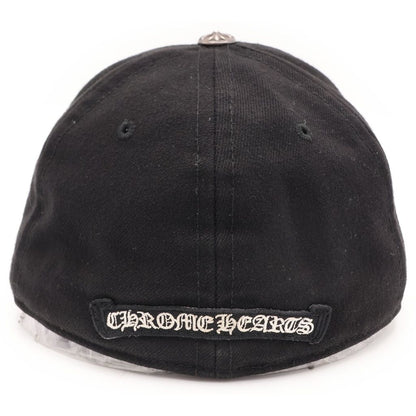 Chrome Hearts CH Hat Horse Shoe Embroidery Cross Ball Base Cap Black — view 2