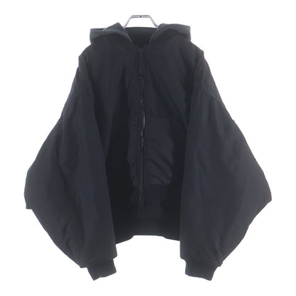 Balenciaga Unity Bomber Sports Icon Embroidery Hooded Jacket Zip Up Black