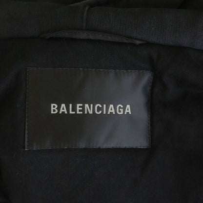 Balenciaga Unity Bomber Sports Icon Embroidery Hooded Jacket Zip Up Black — view 6