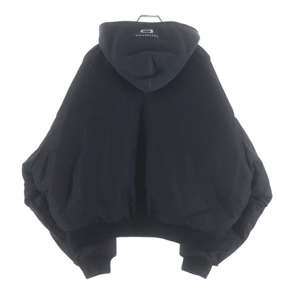 Balenciaga Unity Bomber Sports Icon Embroidery Hooded Jacket Zip Up Black — view 2