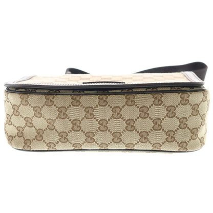 Gucci Crossbody Shoulder Bag GG Canvas Beige Brown — view 5