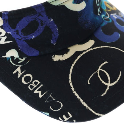 Chanel CC Logo Multicolor Sun Visor Hat Multi — view 5