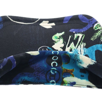 Chanel CC Logo Multicolor Sun Visor Hat Multi — view 6