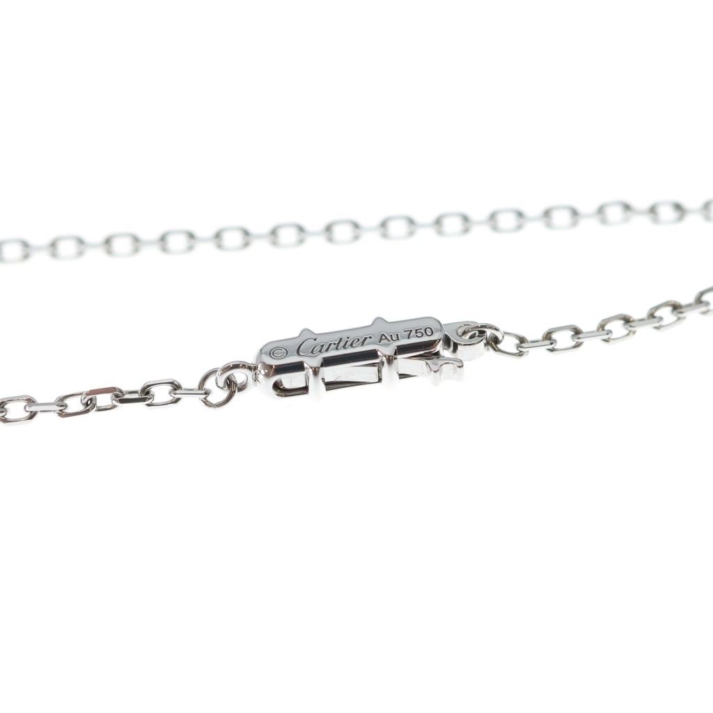 Cartier Agraph Necklace 18k White Gold Pave Diamond — view 5