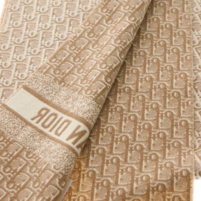 Dior Scarf Oblique Shawl Beige Cashmere — view 5