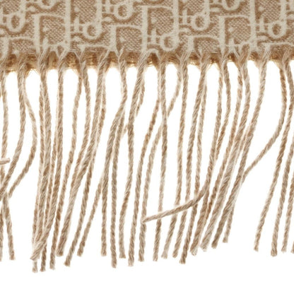 Dior Scarf Oblique Shawl Beige Cashmere — view 3