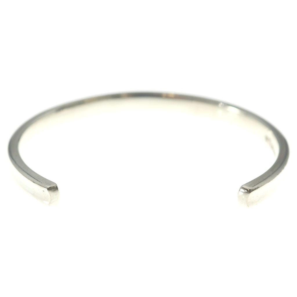Tiffany & Co Narrow Calf Bangle Bracelet Silver — view 2