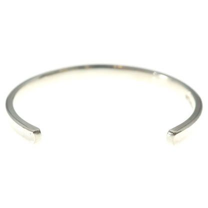 Tiffany & Co Narrow Calf Bangle Bracelet Silver — view 2