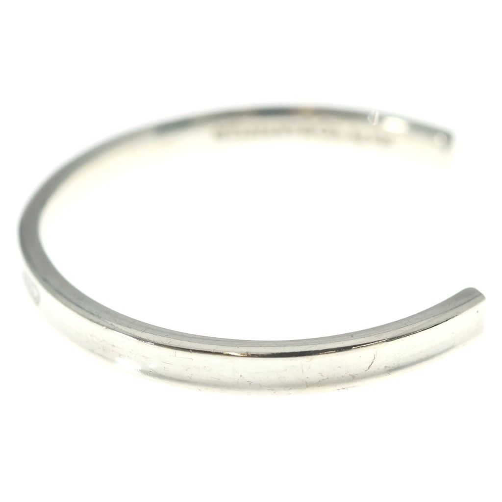 Tiffany & Co Narrow Calf Bangle Bracelet Silver — view 4