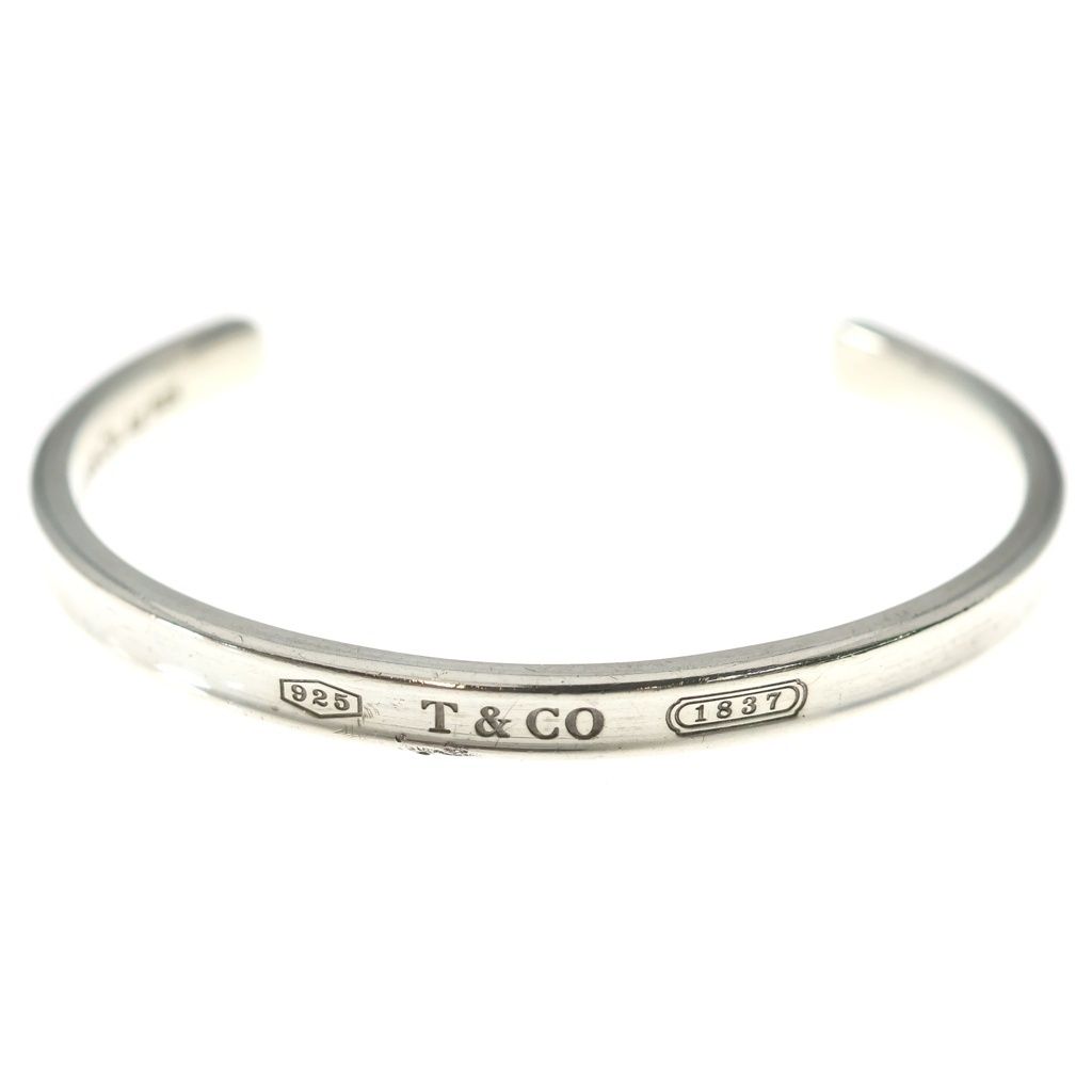 Tiffany & Co Narrow Calf Bangle Bracelet Silver