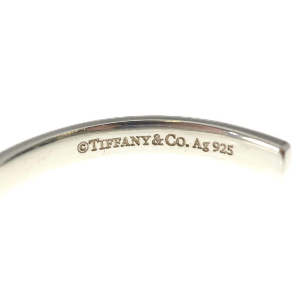 Tiffany & Co Narrow Calf Bangle Bracelet Silver — view 5