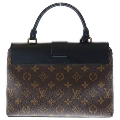 Louis Vuitton Monogram One Handle Flap Bag Handbag Black Brown Leather Gold — view 2