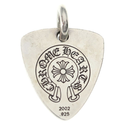 Chrome Hearts Guitar Pick Pendant Top Silver — view 2