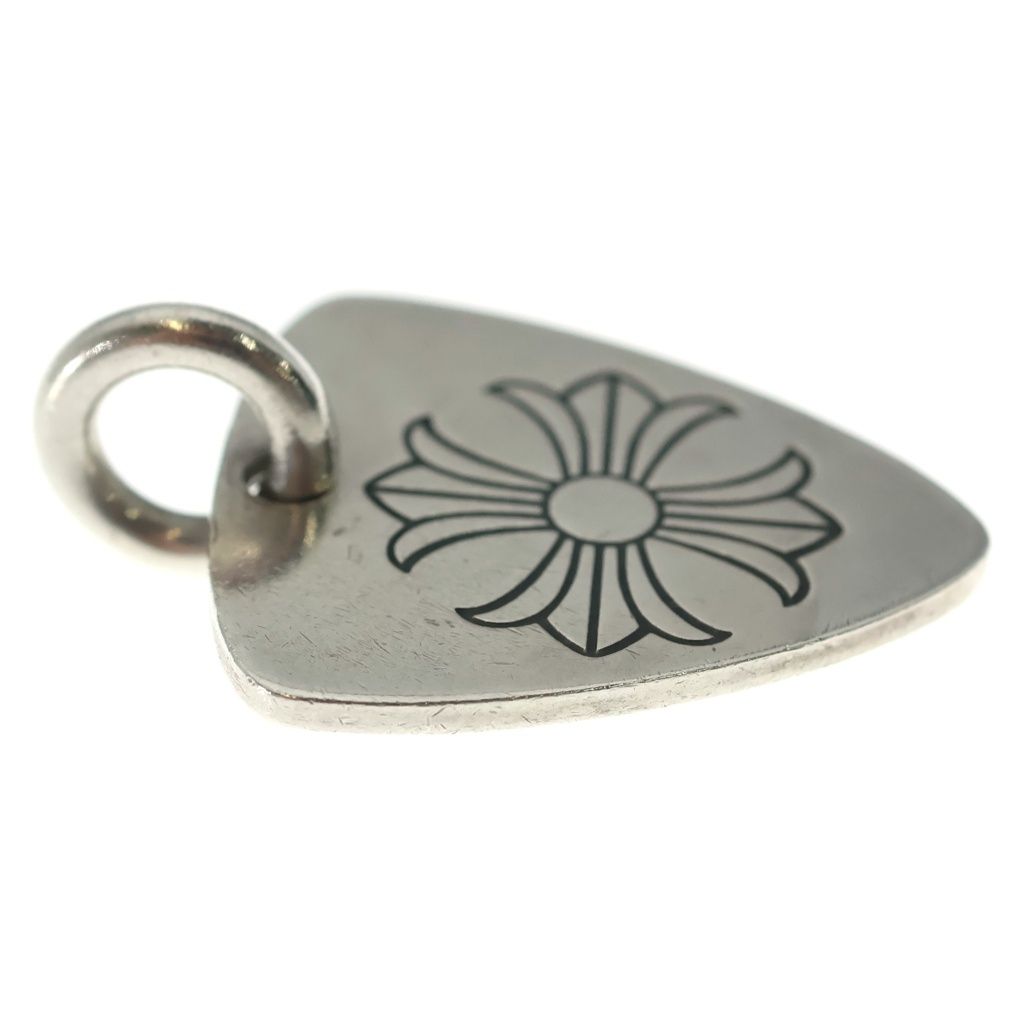 Chrome Hearts Guitar Pick Pendant Top Silver — view 4