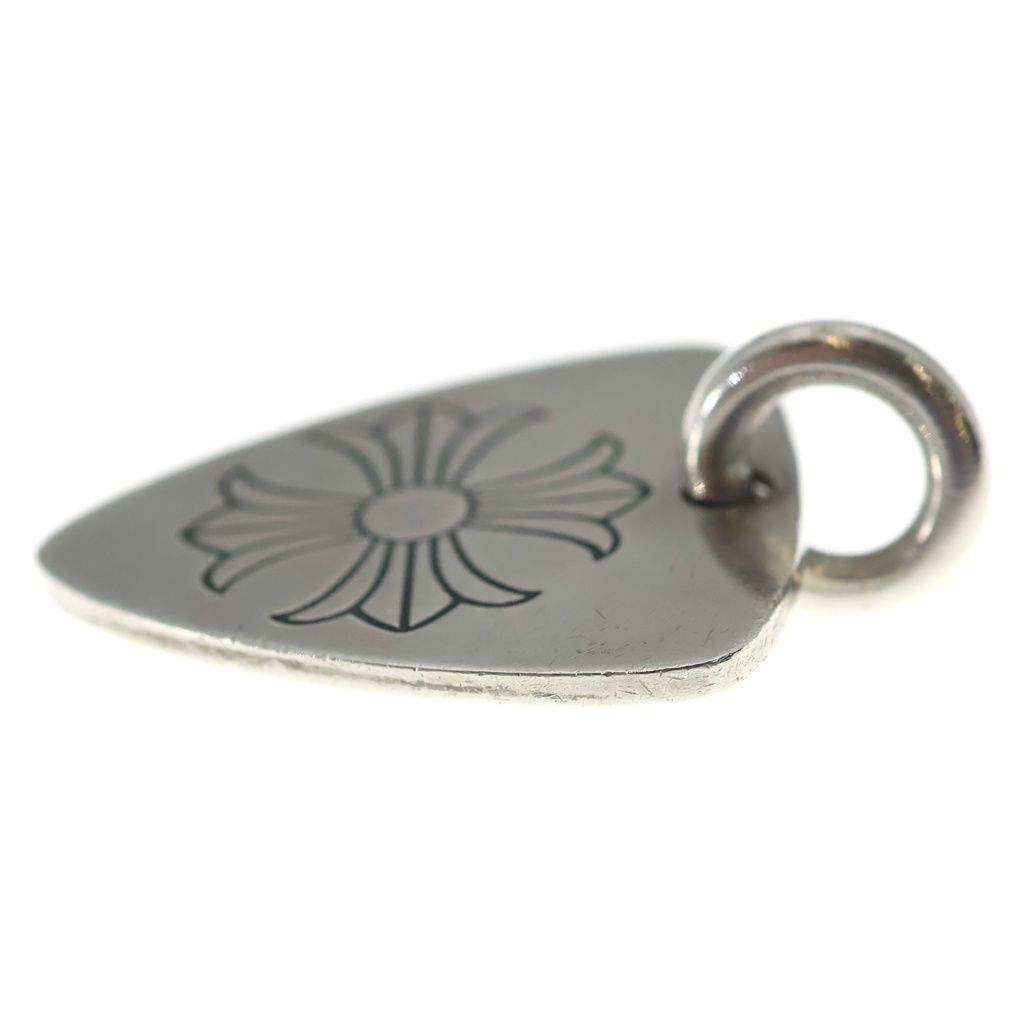 Chrome Hearts Guitar Pick Pendant Top Silver — view 3