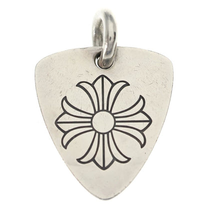 Chrome Hearts Guitar Pick Pendant Top Silver