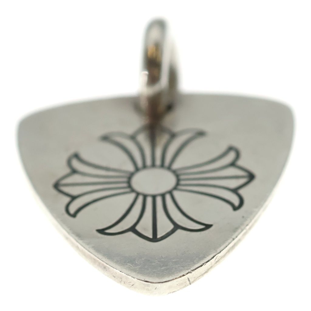 Chrome Hearts Guitar Pick Pendant Top Silver — view 5