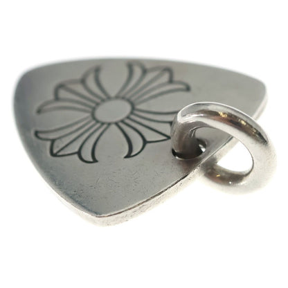 Chrome Hearts Guitar Pick Pendant Top Silver — view 6