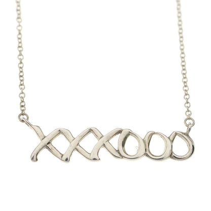Tiffany & Co Love Kiss Necklace Paloma Picasso Pendant Silver — view 3